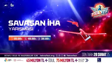 TEKNOFEST'te 1.2 Milyon TL Ödüllü Savaşan İHA Yarışması!
